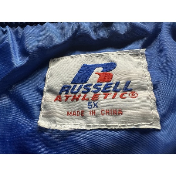 Russell Athletic UCLA Pullover Windbreaker Jacket Mens 5XL Blue Yellow Pullover - Picture 5 of 10